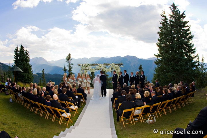 Little Nell Sun Deck Wedding