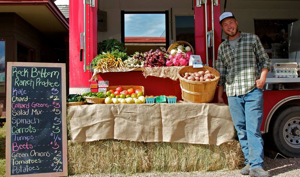 Rock Bottom Ranch stand