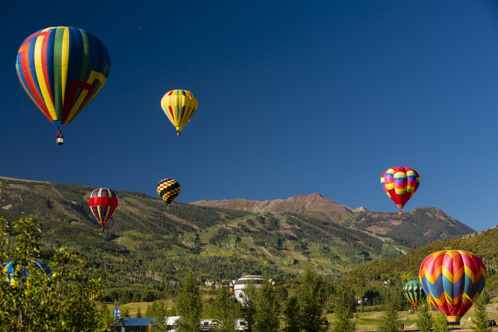 Hot air balloon Snowmass 