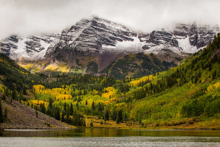 Maroon Bells in Fall 