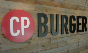 CP Burger Sign