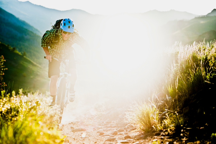 biking in ketchum 