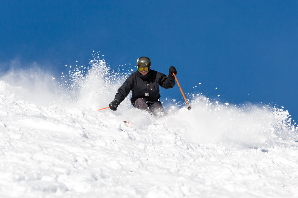 back country skiing 