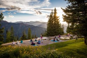 yoga on aspen mountain