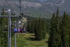 Summertime on the Ski Lift in Snowmass